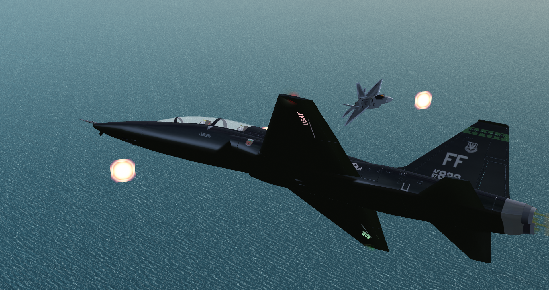 T-38 vs F-22